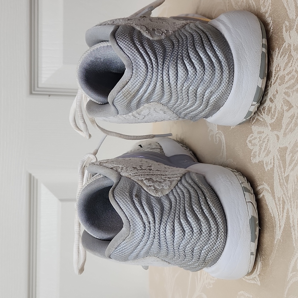 Mens Nike Kevin Durant XIV KD14 sneakers basketball wolf grey size 8 CW3935-100 - Picture 4 of 16